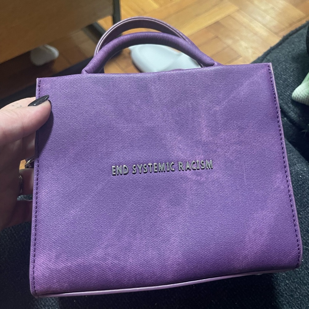 Brandon Blackwood End Systemic Racism Mini Bag
